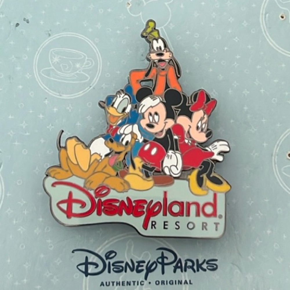 Disney Parks Disneyland Resort Mickey, Minnie, Donald, Goofy, Pluto Fab 5 Pin